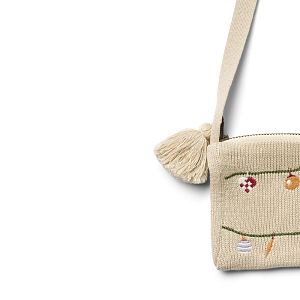 Клатч вязаный Wheat "Dagma", новогодние гирлянды